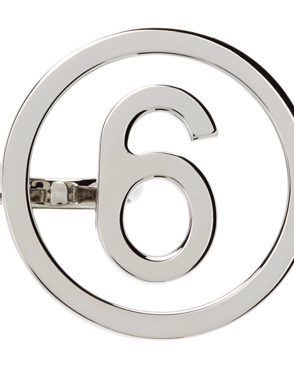 MM6 Maison Margiela Silver 6 Ring